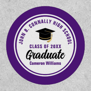 Customized Purple Graduate 2026 Graduation Patch