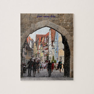 Customized Puzzle of Rothenburg, Germany