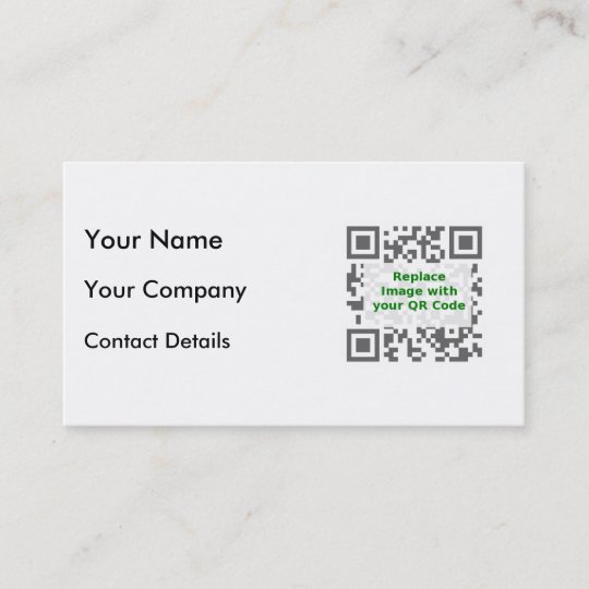 Customized QR Code For Mobile Phone Business Card