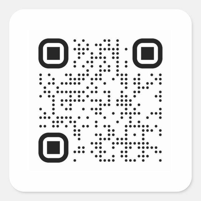 Customized QR Code Stickers (Front)