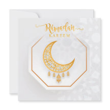 Customized Ramadan Kareem White & Golden 2