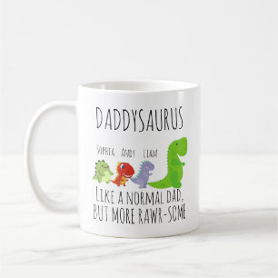 Customized rawr-some Daddysaurus  Coffee Mug