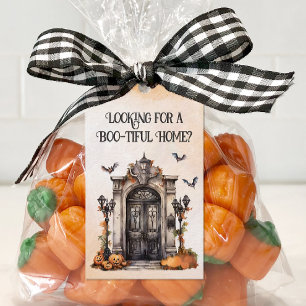 Customized Real Estate Halloween Pop By Gift Tags
