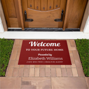 Customized Realtor Gift Open House Doormat