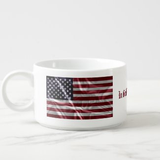 Customized Red, White Stripes Starry Blue USA Flag