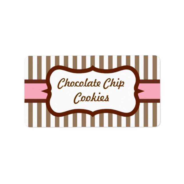 Customized Retro Bakery Labels (Front)