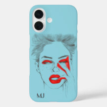 Customized Retro Illustration - Baby blue