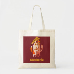 Customized Retro Podenco Dog and Galgo  Tote Bag