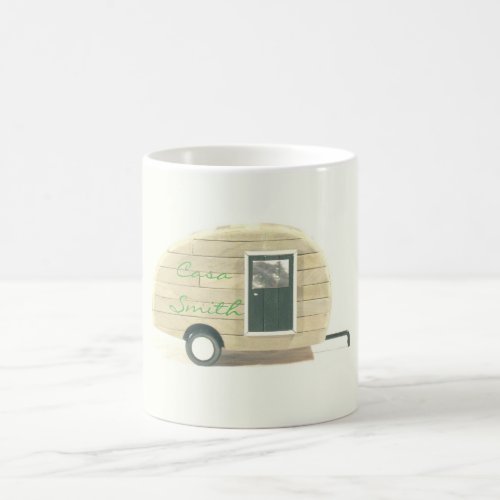 Customized Retro teardrop camper Coffee Mug