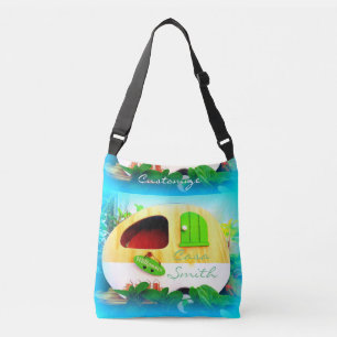 Customized Retro Vintage camper Crossbody Bag