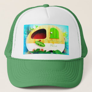 Customized Retro Vintage camper Trucker Hat