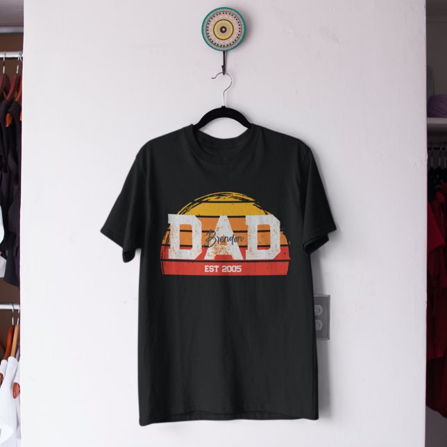 Customized Retro Vintage Father Dad Personalized T-Shirt (Creator Uploaded)