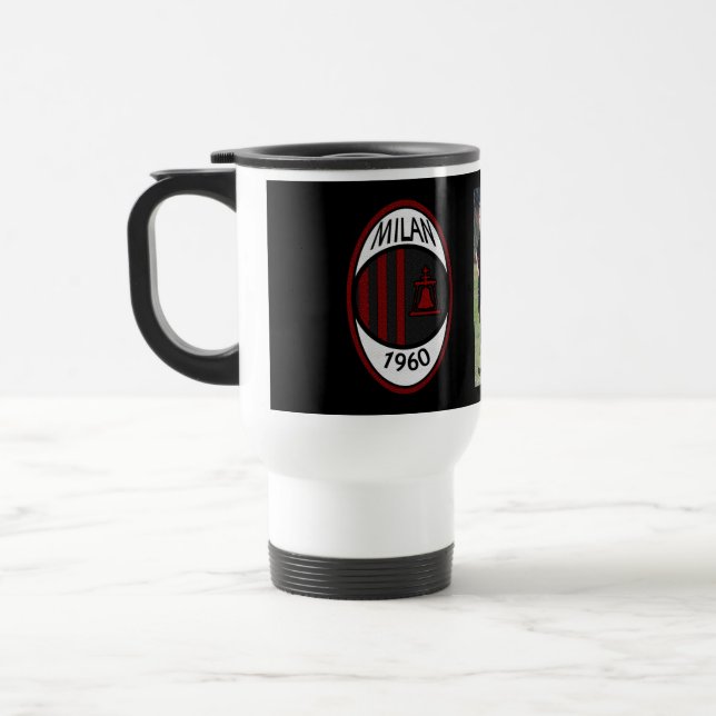 Customized Riverside Milan Academy Youth Soccer Mu Travel Mug (Left)