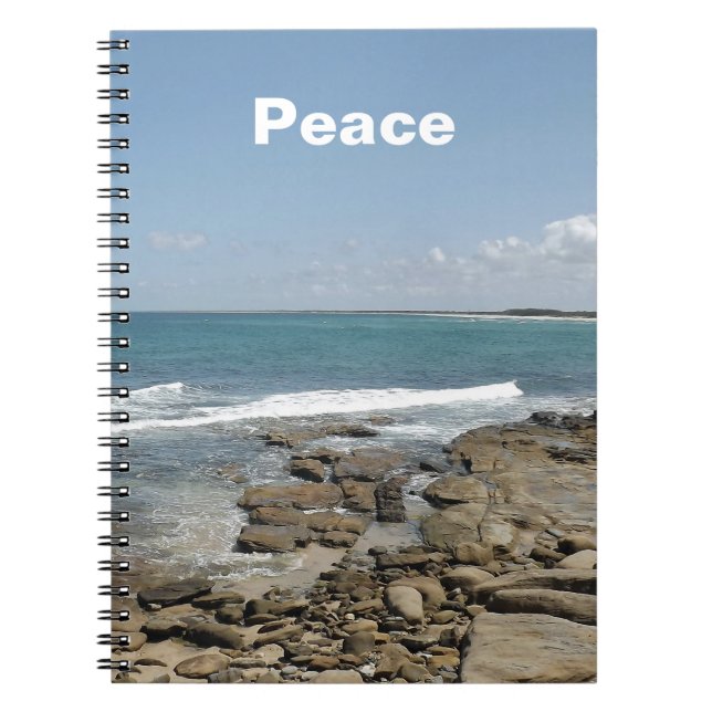 Customized Rocky Beach Notebook (Front)