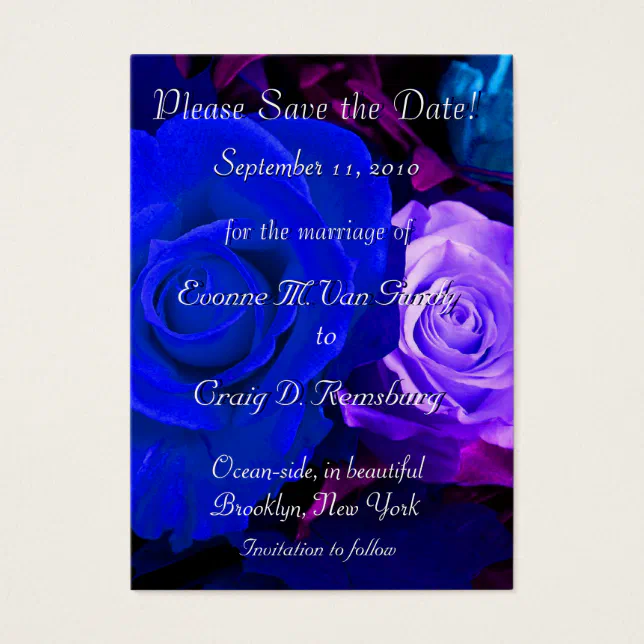 Customized Save The Date