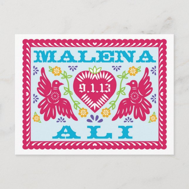 Customized Save the Date postcard (Front)