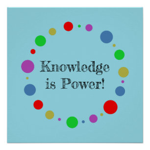 Customized School, Library Colorful Geometric Art Poster