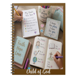 Customized School Notebook with Bible Messages