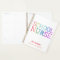 Customized School Nurse Rainbow Watercolor