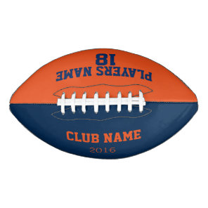 Customized School or Club Football