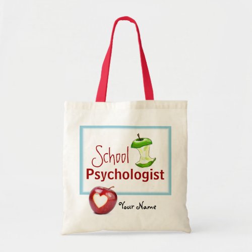 Customized School Psychologist Tote