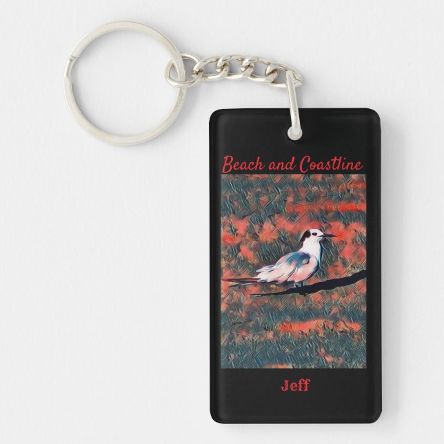 Customized Sea Bird Keychain (Front)