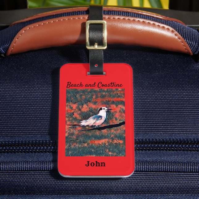 Customized Sea Bird Luggage Tag (Front Insitu 2)