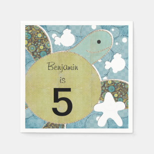 Customized Sea Turtle Paper Napkins