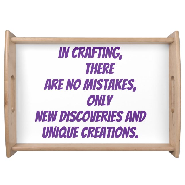 Customized Serving Tray (Front)