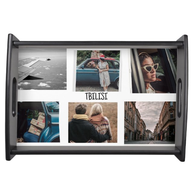 Customized serving trays with YOURS PHOTOS  (Front)