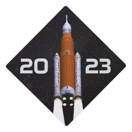 Customized SLS Space Rocket Graduation Cap Topper