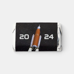 Customized SLS Space Rocket Graduation Party Paper Hershey's Miniatures