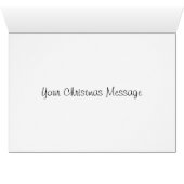 Customized Snowman Christmas Cards (Inside Horizontal (Bottom))