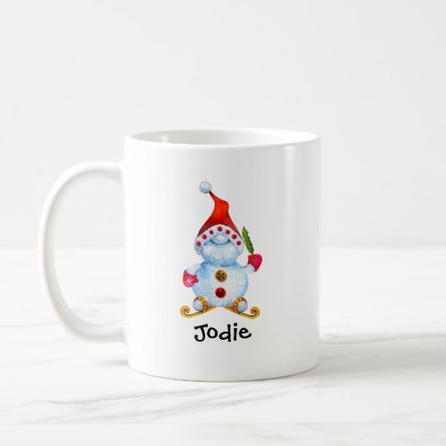 Customized Snowman Gnome Coffee Mug