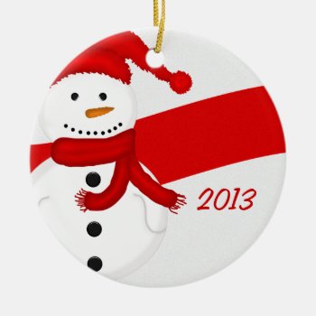 Customized Snowman Ornaments by OneStopGiftShop at Zazzle