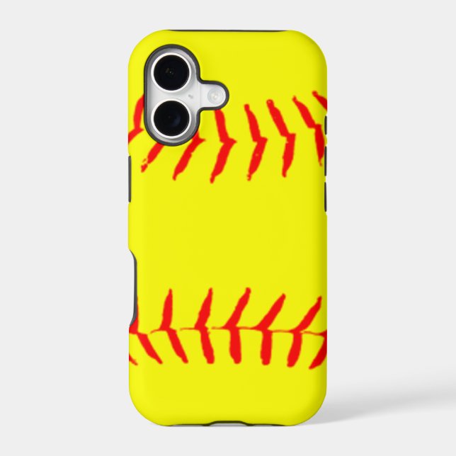 Customized Softball Iphone Case (Back)