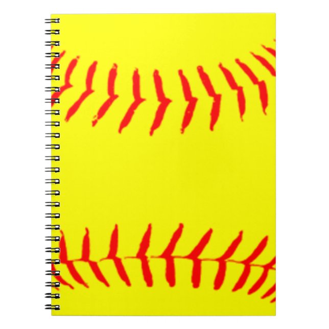 Customized Softball Notebook (Front)