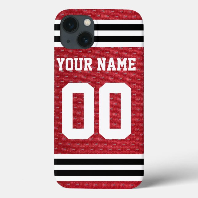 Customized Sports Hockey Jersey Case-Mate iPhone Case (Back)
