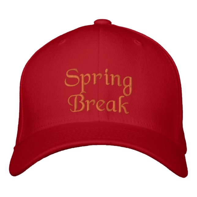 Customized Spring Break  2022 Embroidered Baseball Cap (Front)