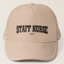 customized staff nurse year black graphic