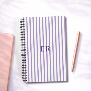 Customized Striped Personal Diary Gratitude Writer Notebook