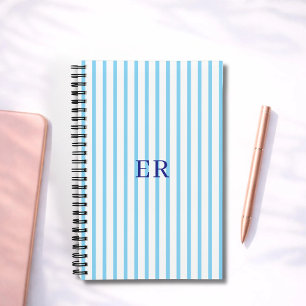 Customized Striped Personal Diary Gratitude Writer Notebook