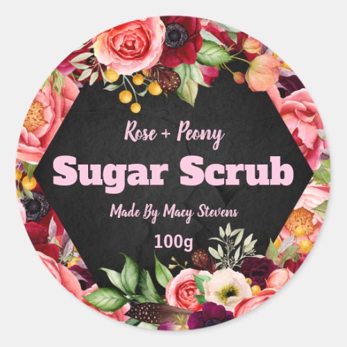 Customized Sugar Scrub Label