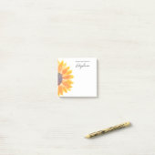 Customized Sunflower From The Desk Of Post-it Notes | Zazzle