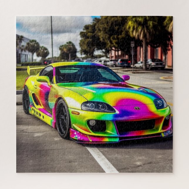 Customized Supercars:Bold colors and modifications Jigsaw Puzzle (Vertical)