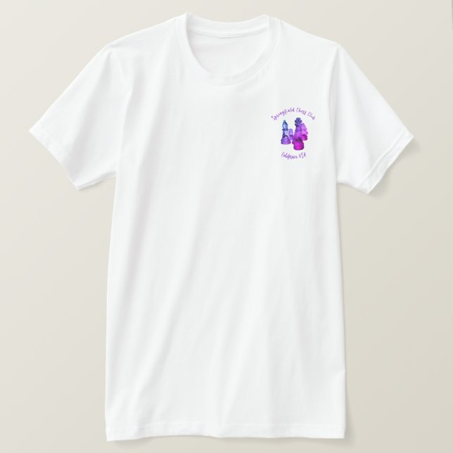 Customized T-Shirt for a Chess Club  (Design Front)