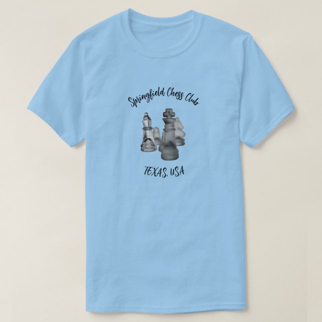 Customized T-Shirt for a Chess Club  (Design Front)