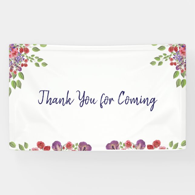 Customized Thank You Banner (Horizontal)