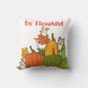 Customized Thanksgiving Throw Pillow