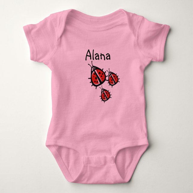 Customized Three Little Ladybug Shirt (Front)